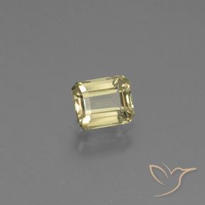 0.87 ct Yellow Color-Change Diaspore Stone, Natural Color-Change Diaspore in Octagon Facet Shape for Sale