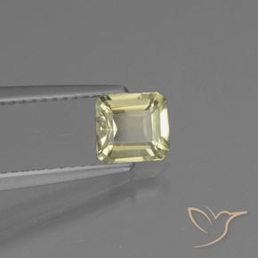 0.80 ct Yellow Color-Change Diaspore Stone, Natural Color-Change Diaspore in Octagon Facet Shape for Sale