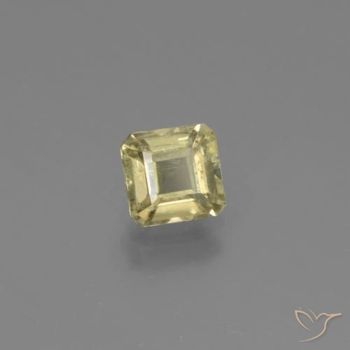 0.92 ct Yellow Color-Change Diaspore Stone, Natural Color-Change Diaspore in Octagon Facet Shape for Sale