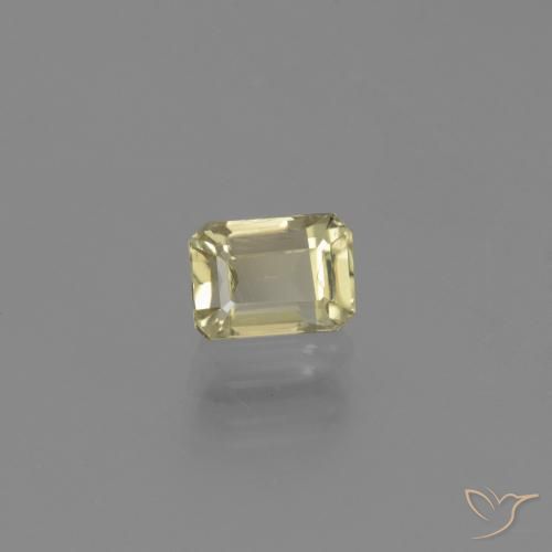 0.96 ct Yellow Color-Change Diaspore Stone, Natural Color-Change Diaspore in Octagon Facet Shape for Sale