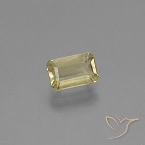 0.97 ct Yellow Color-Change Diaspore Stone, Natural Color-Change Diaspore in Octagon Facet Shape for Sale