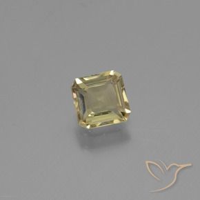 0.84 ct Yellow Color-Change Diaspore Stone, Natural Color-Change Diaspore in Octagon Facet Shape for Sale