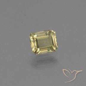 1.19 ct Yellow Color-Change Diaspore Stone, Natural Color-Change Diaspore in Octagon Facet Shape for Sale