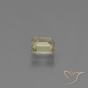 Color-Change Diaspore Gemstone in 5.6 x 5.2 mm Size for Sale, Color-Change Diaspore Stone in Light Golden Yellow Color