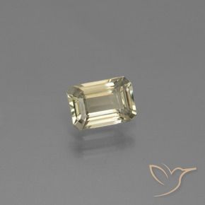 0.88 ct Yellow Color-Change Diaspore Stone, Natural Color-Change Diaspore in Octagon Facet Shape for Sale