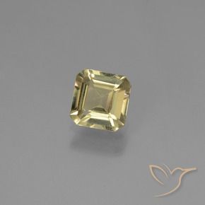 0.84 ct Yellow Color-Change Diaspore Stone, Natural Color-Change Diaspore in Octagon Facet Shape for Sale