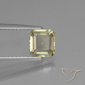 1.04 ct Yellow Color-Change Diaspore Stone, Natural Color-Change Diaspore in Octagon Facet Shape for Sale