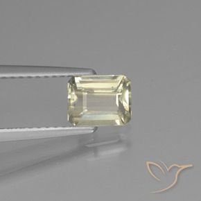 0.94 ct Yellow Color-Change Diaspore Stone, Natural Color-Change Diaspore in Octagon Facet Shape for Sale