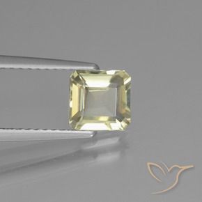 1.03 ct Yellow Color-Change Diaspore Stone, Natural Color-Change Diaspore in Octagon Facet Shape for Sale