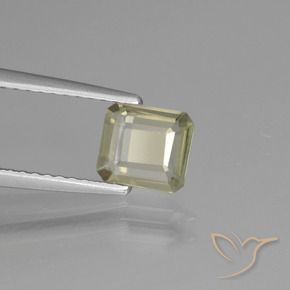 0.79 ct Yellow Color-Change Diaspore Stone, Natural Color-Change Diaspore in Octagon Facet Shape for Sale
