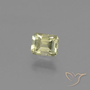 0.74 ct Yellow Color-Change Diaspore Stone, Natural Color-Change Diaspore in Octagon Facet Shape for Sale