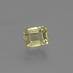 1.06 ct Yellow Color-Change Diaspore Stone, Natural Color-Change Diaspore in Octagon Facet Shape for Sale