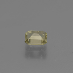 Color-Change Diaspore Gemstone in 5.6 x 5 mm Size for Sale, Color-Change Diaspore Stone in Very Light Yellow Color