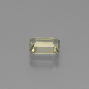 Color-Change Diaspore Gemstone in 6.2 x 4.9 mm Size for Sale, Color-Change Diaspore Stone in Very Light Yellow Color