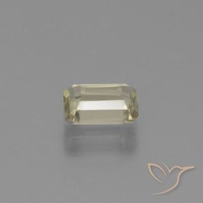 Color-Change Diaspore Gemstone in 6.7 x 4.8 mm Size for Sale, Color-Change Diaspore Stone in Very Light Yellow Color