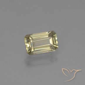 0.90 ct Yellow Color-Change Diaspore Stone, Natural Color-Change Diaspore in Octagon Facet Shape for Sale