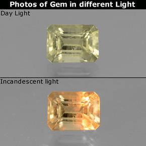 1.01 ct Color-Change Color-Change Diaspore Gemstone, Color-Change Diaspore Gem in Octagon Facet Shape for Sale.