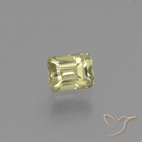 0.95 ct Yellow Color-Change Diaspore Stone, Natural Color-Change Diaspore in Octagon Facet Shape for Sale