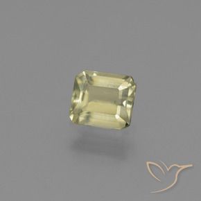 0.81 ct Yellow Color-Change Diaspore Stone, Natural Color-Change Diaspore in Octagon Facet Shape for Sale
