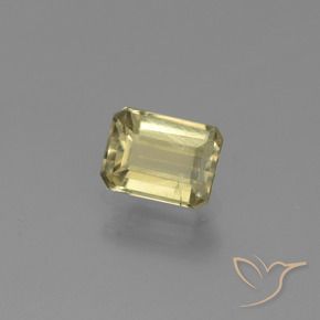 0.93 ct Yellow Color-Change Diaspore Stone, Natural Color-Change Diaspore in Octagon Facet Shape for Sale