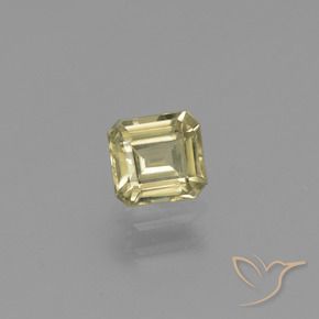 0.87 ct Yellow Color-Change Diaspore Stone, Natural Color-Change Diaspore in Octagon Facet Shape for Sale