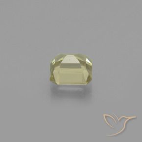 Color-Change Diaspore Gemstone in 5.4 x 5.1 mm Size for Sale, Color-Change Diaspore Stone in Mellow Yellow Color