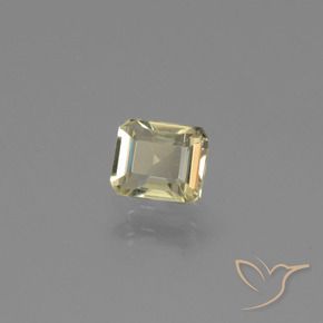 0.95 ct Yellow Color-Change Diaspore Stone, Natural Color-Change Diaspore in Octagon Facet Shape for Sale