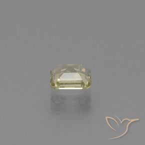 Color-Change Diaspore Gemstone in 5.9 x 5 mm Size for Sale, Color-Change Diaspore Stone in Pale Yellow Color