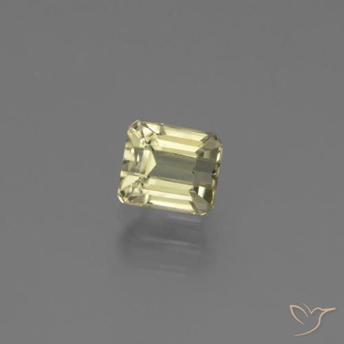1.07 ct Yellow Color-Change Diaspore Stone, Natural Color-Change Diaspore in Octagon Facet Shape for Sale