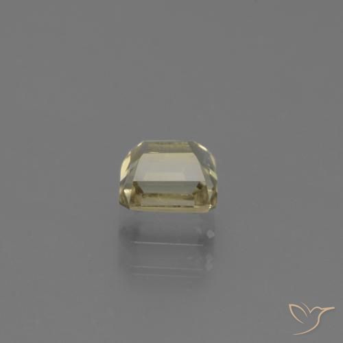 Color-Change Diaspore Gemstone in 5.6 x 4.9 mm Size for Sale, Color-Change Diaspore Stone in Very Light Yellow Color