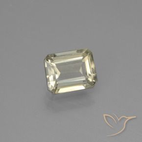 0.85 ct Yellow Color-Change Diaspore Stone, Natural Color-Change Diaspore in Octagon Facet Shape for Sale