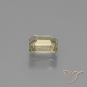 Color-Change Diaspore Gemstone in 6 x 4.8 mm Size for Sale, Color-Change Diaspore Stone in Earthy Yellow Color