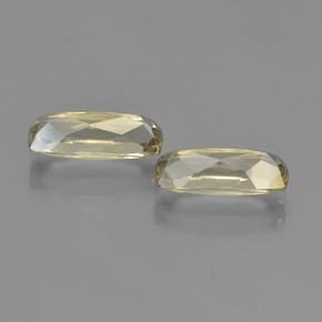Color-Change Diaspore Gemstones in 10.9 x 4.4 mm Size for Sale, Color-Change Diaspore Stones in Earthy Yellow Color