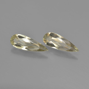 2.22 ctw Yellow Color-Change Diaspore Stones, Natural Color-Change Diaspore in Pear Facet Shape for Sale