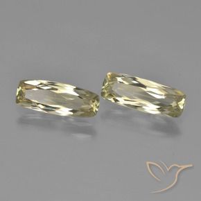 2.25 ctw Yellow Color-Change Diaspore Stones, Natural Color-Change Diaspore in Cushion-Cut Shape for Sale