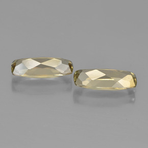 Color-Change Diaspore Gemstones in 11 x 4.7 mm Size for Sale, Color-Change Diaspore Stones in Very Light Yellow Color