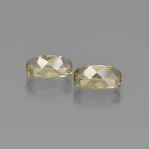 Color-Change Diaspore Gemstones in 8.3 x 5.1 mm Size for Sale, Color-Change Diaspore Stones in Very Light Yellow Color