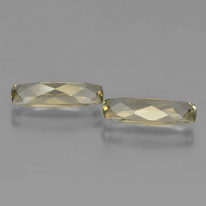 Color-Change Diaspore Gemstones in 11.7 x 4.4 mm Size for Sale, Color-Change Diaspore Stones in Very Light Yellow Color