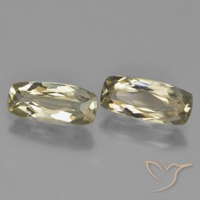 2.45 ctw Yellow Color-Change Diaspore Stones, Natural Color-Change Diaspore in Cushion-Cut Shape for Sale