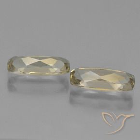 Color-Change Diaspore Gemstones in 10.2 x 4.5 mm Size for Sale, Color-Change Diaspore Stones in Very Light Yellow Color