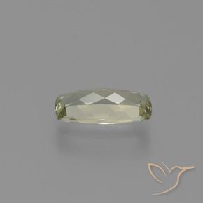 Color-Change Diaspore Gemstone in 9.4 x 4.7 mm Size for Sale, Color-Change Diaspore Stone in Very Light Yellow Color