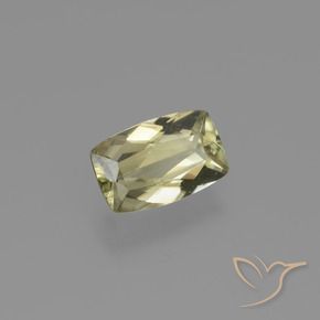 1.05 ct Yellow Color-Change Diaspore Stone, Natural Color-Change Diaspore in Cushion-Cut Shape for Sale
