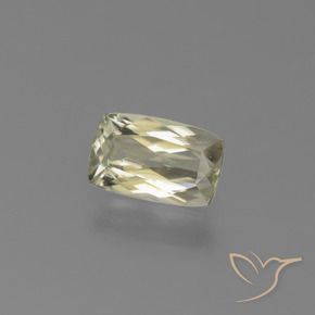 1.24 ct Yellow Color-Change Diaspore Stone, Natural Color-Change Diaspore in Cushion-Cut Shape for Sale