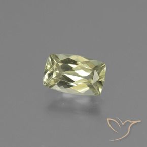 1.32 ct Yellow Color-Change Diaspore Stone, Natural Color-Change Diaspore in Cushion-Cut Shape for Sale