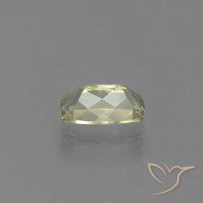 Color-Change Diaspore Gemstone in 8.2 x 5.2 mm Size for Sale, Color-Change Diaspore Stone in Very Light Yellow Color