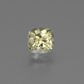 0.94 ct Yellow Color-Change Diaspore Stone, Natural Color-Change Diaspore in Cushion-Cut Shape for Sale