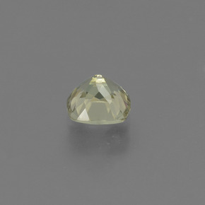 Color-Change Diaspore Gemstone in 5.8 x 5.6 mm Size for Sale, Color-Change Diaspore Stone in Yellow Beige Color