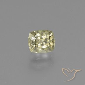 0.86 ct Yellow Color-Change Diaspore Stone, Natural Color-Change Diaspore in Cushion-Cut Shape for Sale