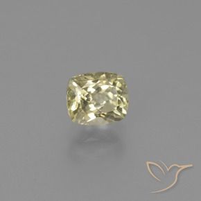 0.85 ct Yellow Color-Change Diaspore Stone, Natural Color-Change Diaspore in Cushion-Cut Shape for Sale
