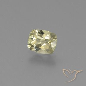 0.78 ct Yellow Color-Change Diaspore Stone, Natural Color-Change Diaspore in Cushion-Cut Shape for Sale